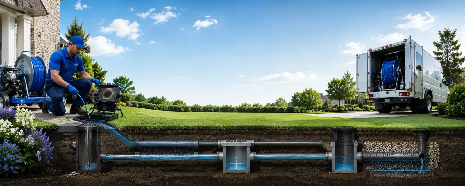 Outdoor drain cleaning information for Ramona, KS